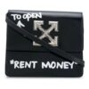 20 Jitney 0.7-serien med graffititrykk, Cortex LOGO, metallisk, liten, svart messenger-veske
