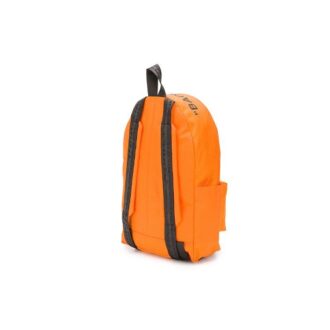 20 Slogan Alfabet-trykk Industriell stil Ryggsekk med flere lommer Skolebag Oransje