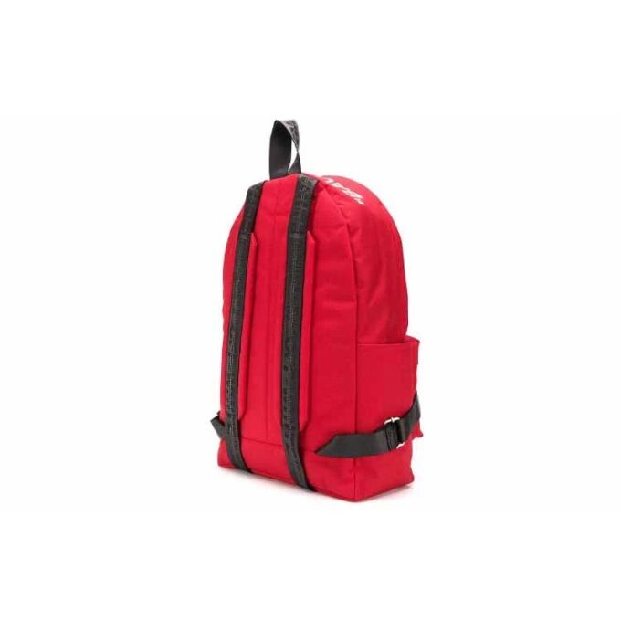 20 Slogan Alfabet-trykk Ryggsekk med glidelås Skolebag Rød