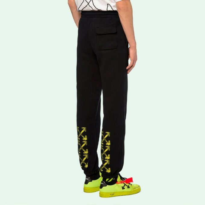 2018-19FW Street Style bomullsbukser med logo