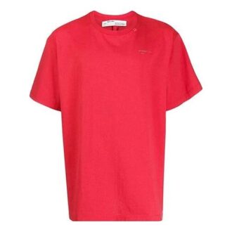 2019-20FW Rundhalset street-stil bomulls-T-skjorte med korte ermer og logo