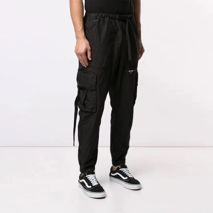 2019 SS Enkle bomulls-cargobukser