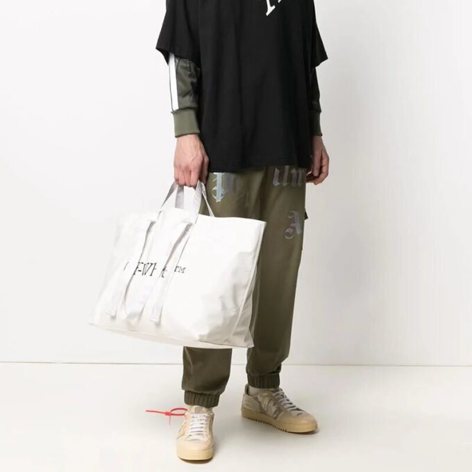 21 Commercial Bag Series LOGO-trykk Håndveske Hvit