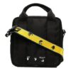 21 logo-trykk-serie messenger-veske, svart