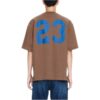 23 Varsity Skate bomulls-T-skjorte «Brown White»