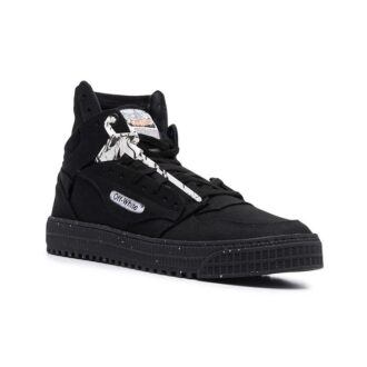 3.0 Off-Court High Eco Canvas-Sneaker «Black White»