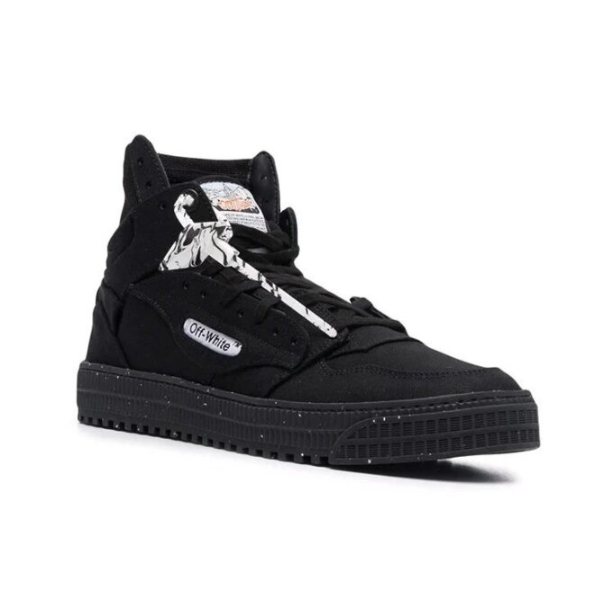 3.0 Off-Court High Eco Canvas-Sneaker «Black White»
