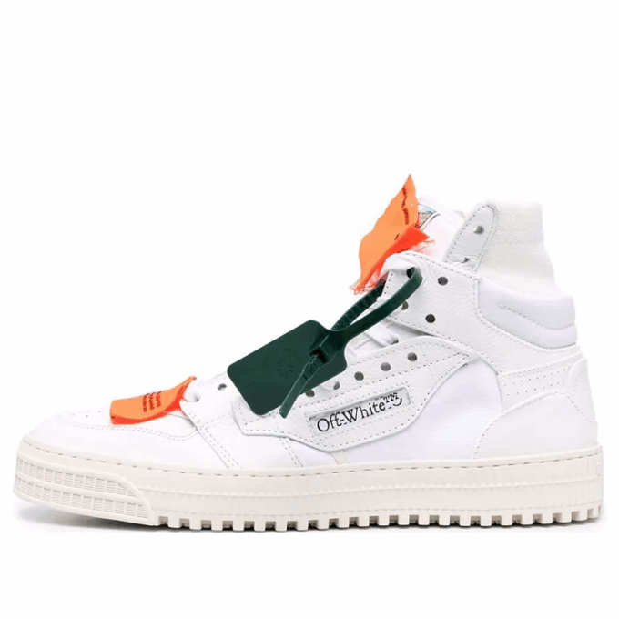 3.0 Off-Court Leather «Hvit Oransje Svart»