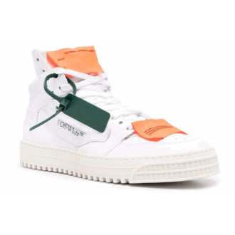 3.0 Off-Court Leather «Hvit Oransje Svart»