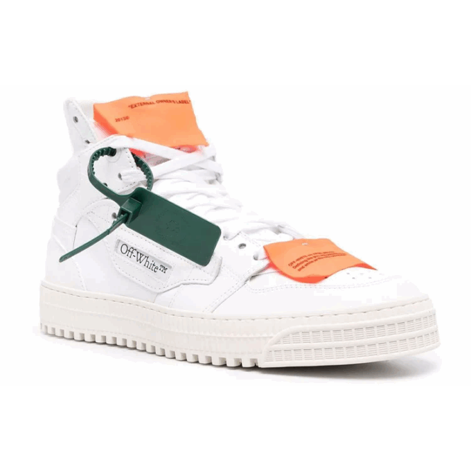 3.0 Off-Court Leather «Hvit Oransje Svart»
