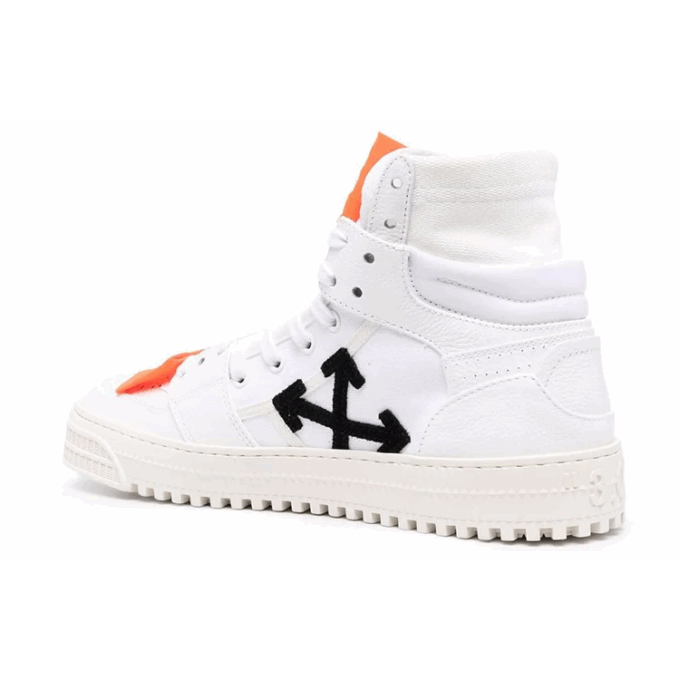 3.0 Off-Court Leather «Hvit Oransje Svart»
