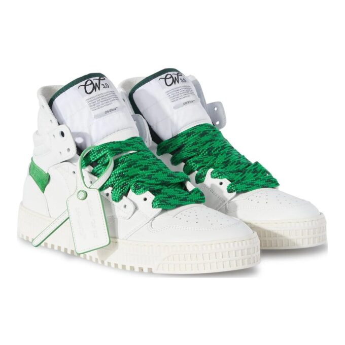 3.0 Off-Court skinnsneakers «White Green»