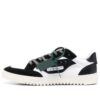 5.0 Panelled Low-Top Sneakers «Black White»