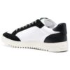 5.0 Panelled Low-Top Sneakers «Black White»