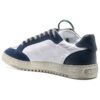 5.0 Panelled Low-Top Sneakers «Navy White»
