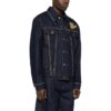 90-talls logo skate-Denim-jakke «Raw Blue Gold»