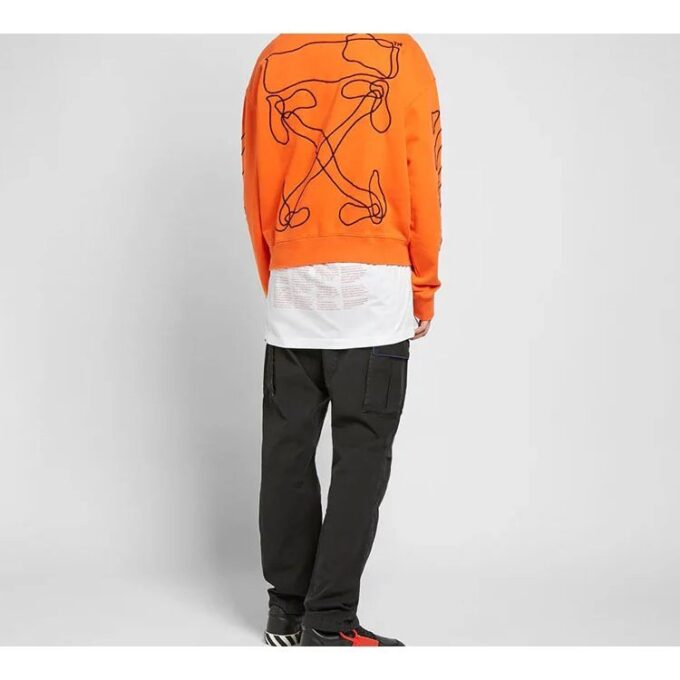 Aabstract Arrows Oversized Gensere