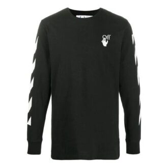 Agreement LogoPrinting Pullover for menn, svart