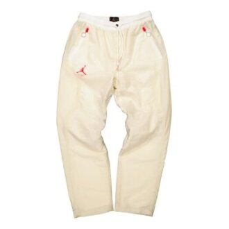 Air Jordan x Off-White Logo-trykk Sportsbukser «Cream White»