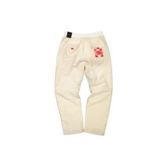 Air Jordan x Off-White Logo-trykk Sportsbukser «Cream White»