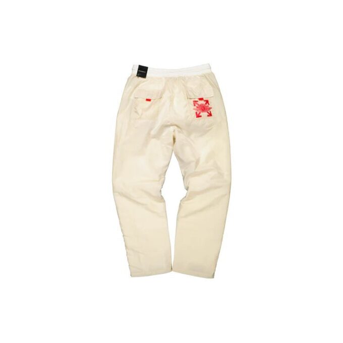 Air Jordan x Off-White Logo-trykk Sportsbukser «Cream White»