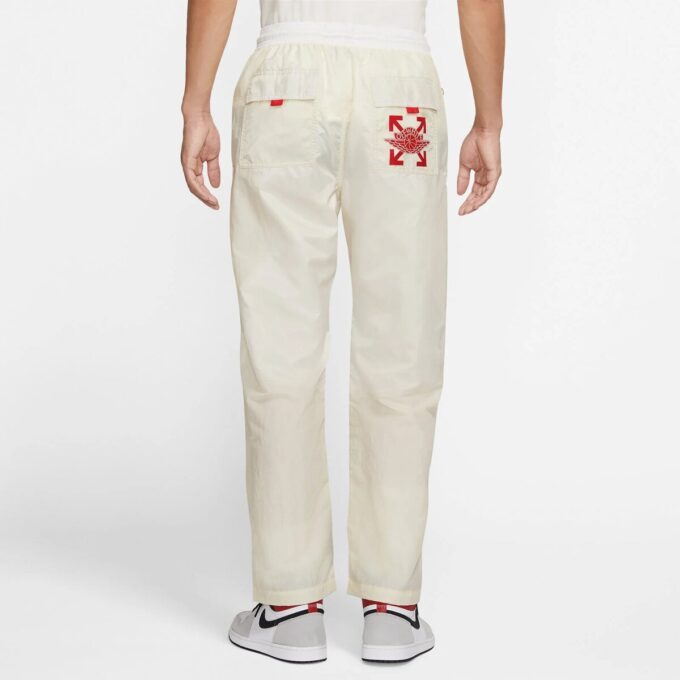 Air Jordan x Off-White Logo-trykk Sportsbukser «Cream White»