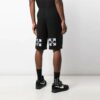 Alfabet-ryggpiler-Shorts, svart