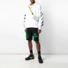 Alfabet-ryggpiler-Shorts, svart