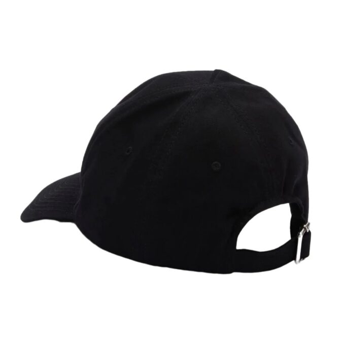 Alfabet-trykt logo, svart cap