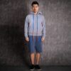 Alfabetlogo Casual shortsversjon Blå