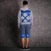 Alfabetlogo Casual shortsversjon Blå