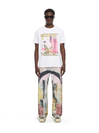 All-over Frame Slim T-skjorte