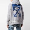 Arrow Gradient Drawstring Loose Fit Grå