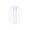 Arrow Gradient Drawstring Loose Fit Hvit