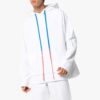 Arrow Gradient Drawstring Loose Fit Hvit