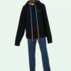 Arrow Gradient Drawstring Loose Fit Svart
