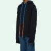 Arrow Gradient Drawstring Loose Fit Svart