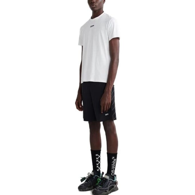 Arrow Outline S/S Sport T-skjorte «Hvit Svart»
