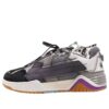 Arrow Panelled Skate Low-Top Sneaker &laquo;Svart Grå Brun&raquo;