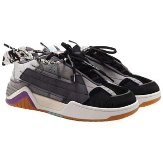 Arrow Panelled Skate Low-Top Sneaker &laquo;Svart Grå Brun&raquo;