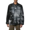 Arrow Tie Dye overskjorte «Svart»