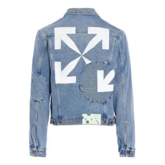 Arrow Twist Denimjakke «Koboltblå/Hvit»