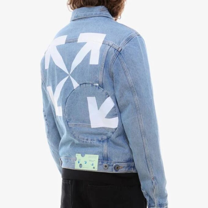 Arrow Twist Denimjakke «Koboltblå/Hvit»