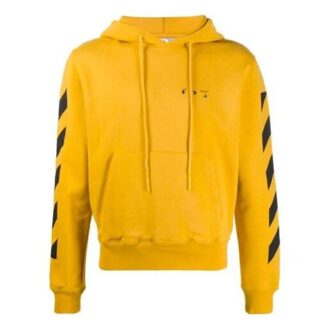 Arrows Applique hettegenser for menn, gul