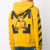 Arrows Applique hettegenser for menn, gul