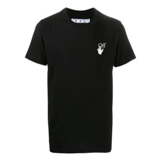Arrows Arrow Logo Applique T-skjorte for menn, svart