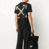 Arrows Arrow Logo Applique T-skjorte for menn, svart