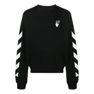 Arrows Back Logo Pullover Svart
