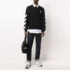 Arrows Back Logo Pullover Svart