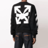 Arrows Back Logo Pullover Svart